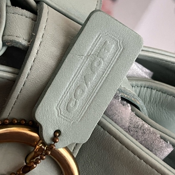COACH Vintage Soho Sling Bag Mint Green leather Made In USA main image 5